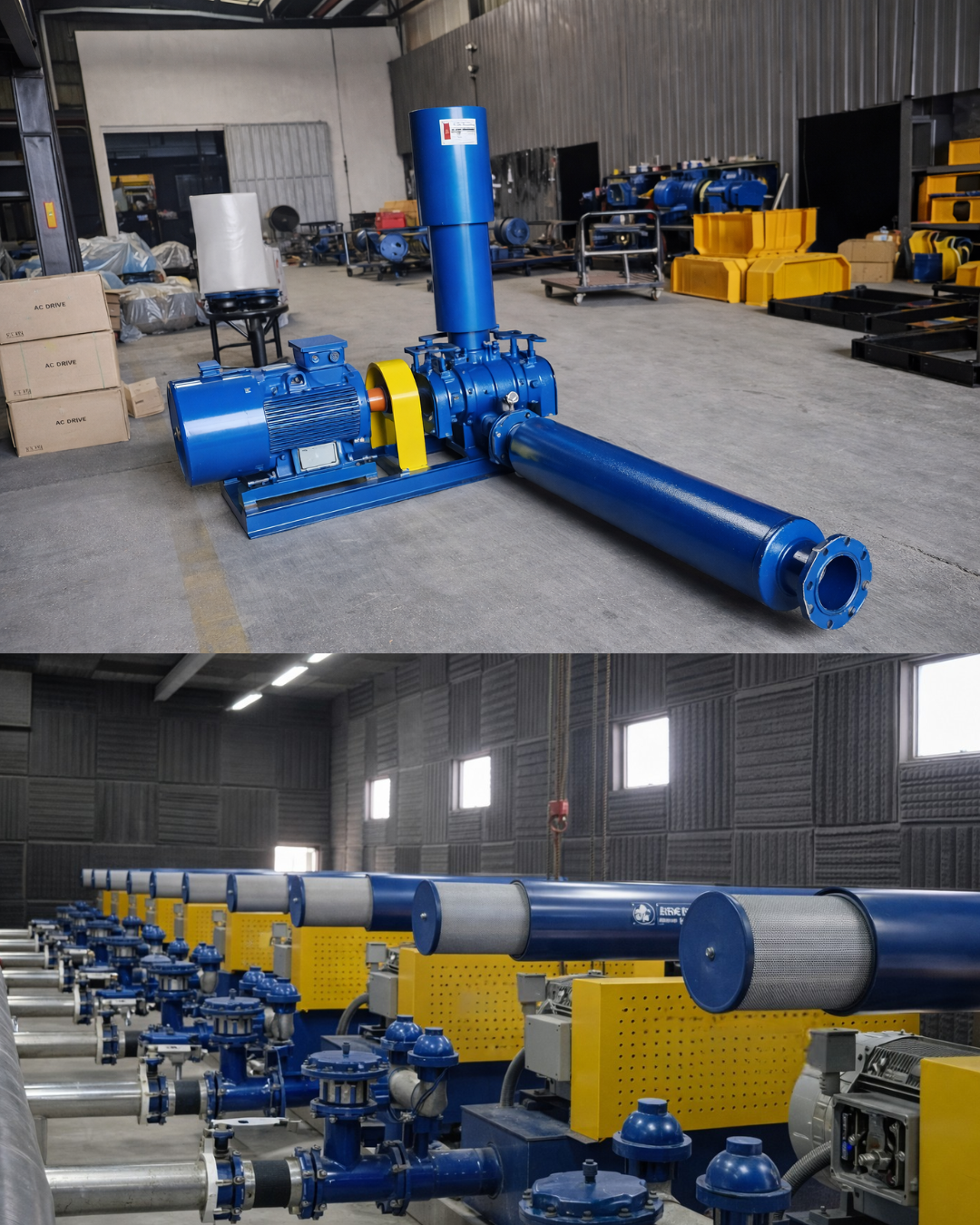 Cobertura de servicio en planta industrial